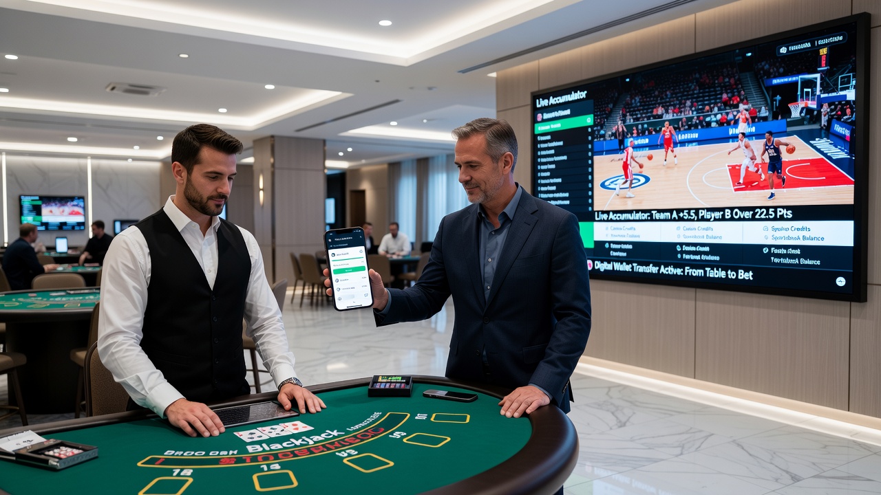 Overzicht van live basketbalweddenschappen en casino-overgangen via digitale portemonnees