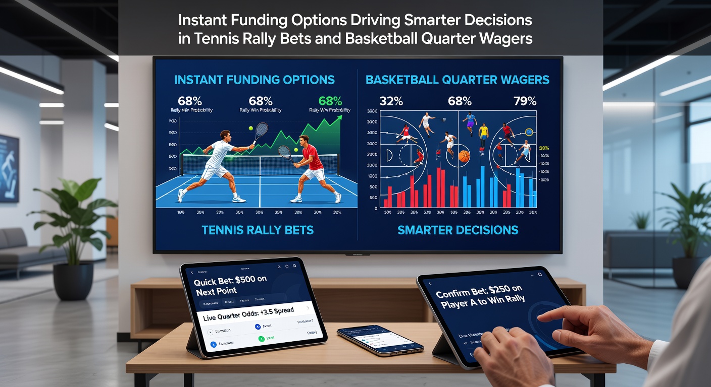Overzicht van directe financieringsmethoden in live sportweddenschappen met focus op tennis en basketbal