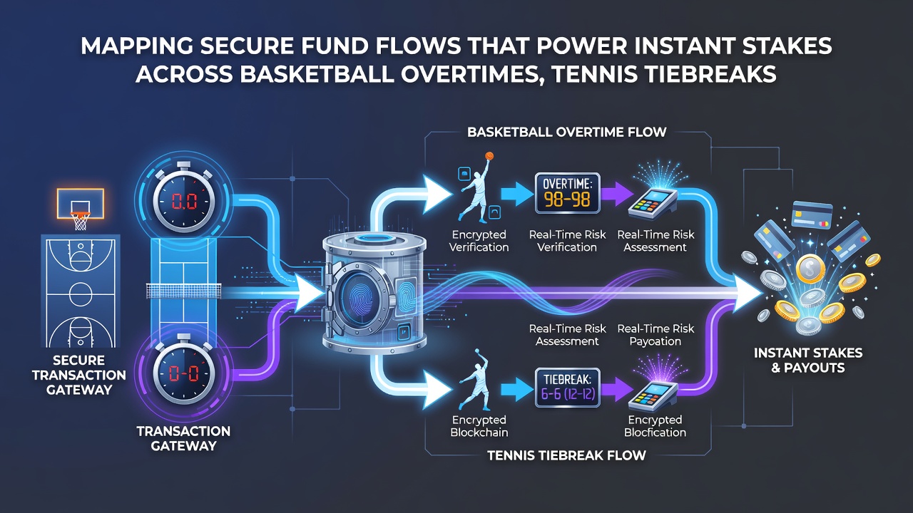 Diagram van geldstromen tijdens live weddenschappen in tennis en atletiek