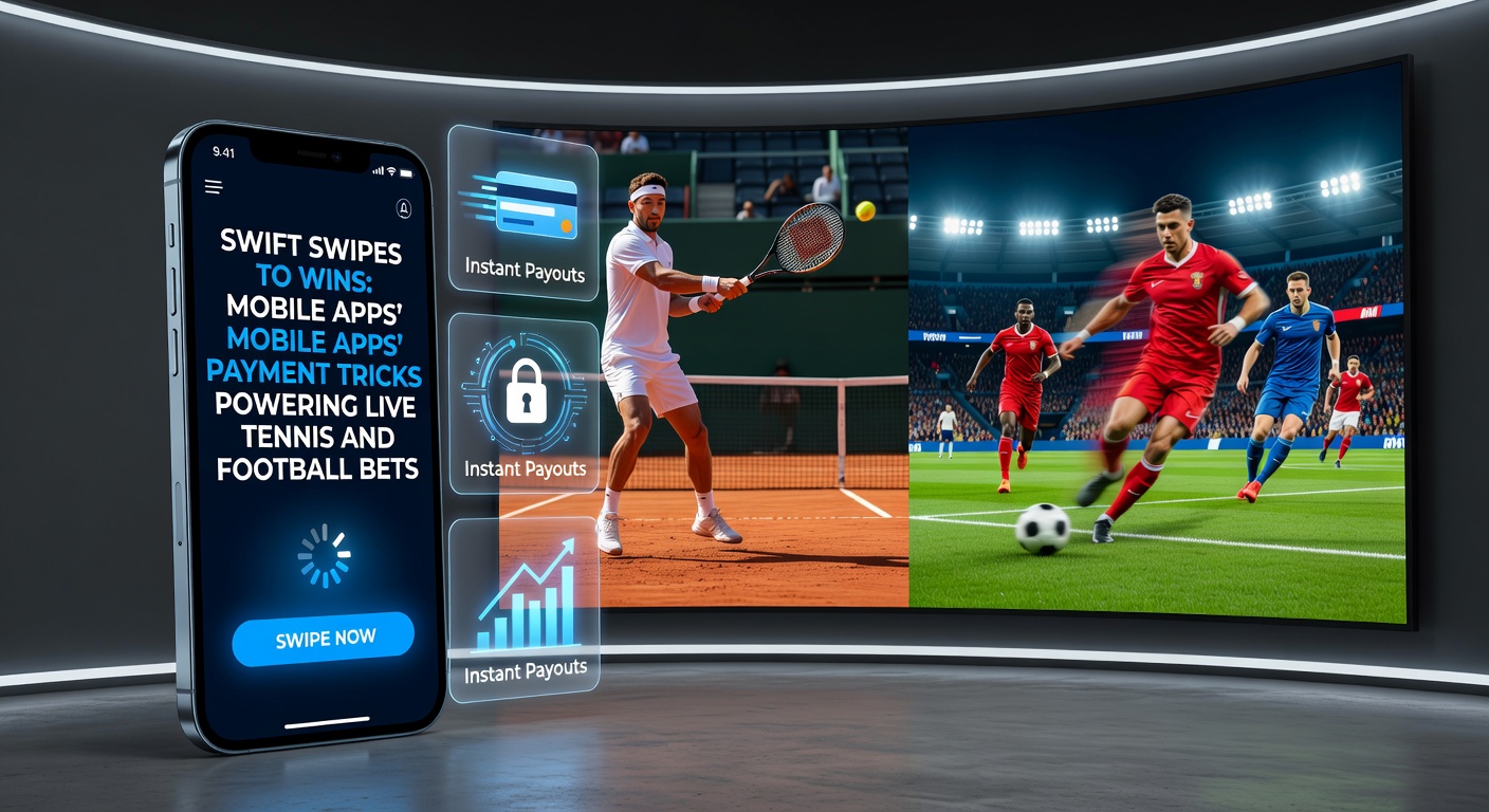 Schermafbeelding van een voetbal live bet app met betalingsknoppen voor snelle deposits tijdens een wedstrijd, inclusief odds en swipe-functies