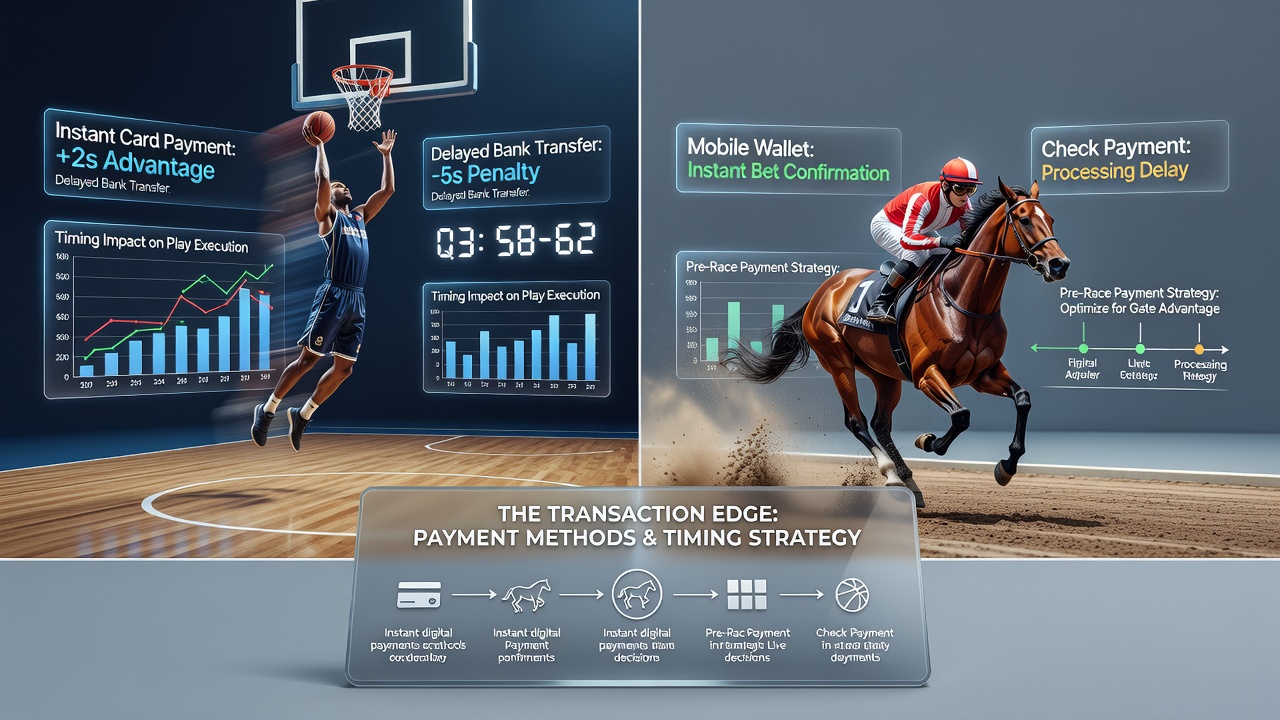 Analyse van transactie snelheden en hun effect op live basketbal en paardenrenstrategieën