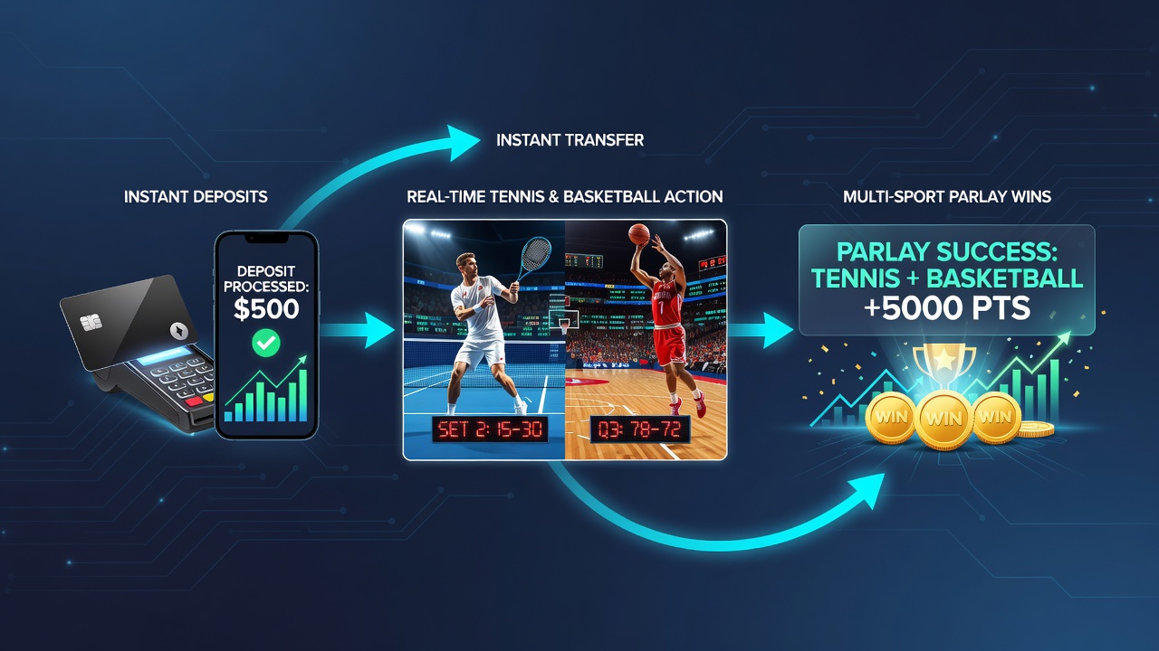 Multi-sport parlay combinaties in tennis en basketbal live