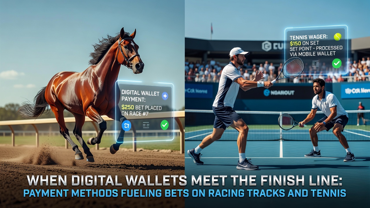 Mobiele betalingen tijdens tennis en paardenrennen met digitale wallets